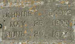 Johnnie Boone: Husband of Elizabeth H Boone
